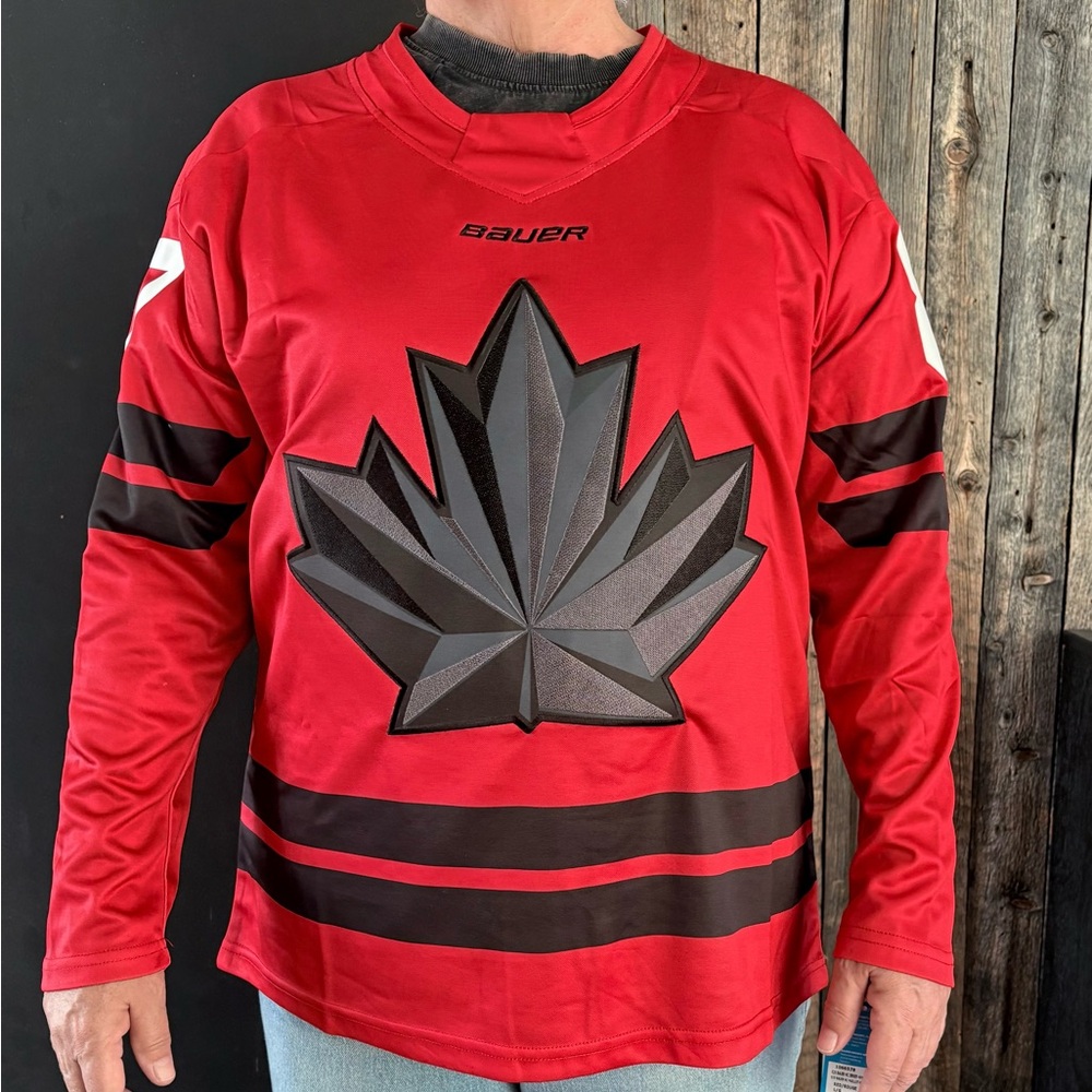 Bauer Red and Black Women's Hockey Jersey